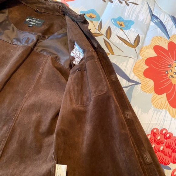 LORD OF THE RINGS NEW LINE CINEMA LEATHER JACKET SIZE LARGE BY MAC MURRAY - Picture 13 of 13